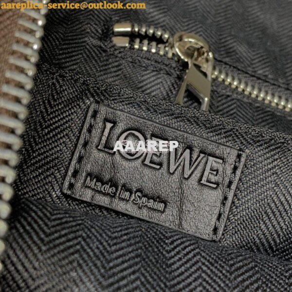 Replica Loewe Goya Backpack in Calfskin 66009 Black/Dark Brown 9