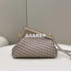 Replica Fendi 8BP129 First Small Green braided leather bag 80103