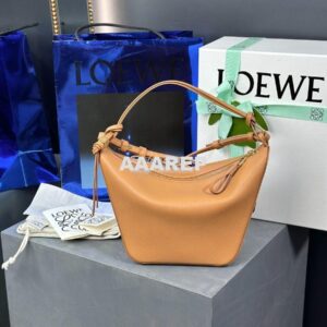 Replica Loewe Mini Hammock Hobo bag in classic calfskin A538G13 Warm D