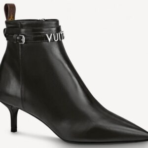 Replica Louis Vuitton Black Call Back Ankle Boots