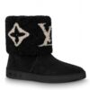 Replica Louis Vuitton Black Rockabily Ankle Boot