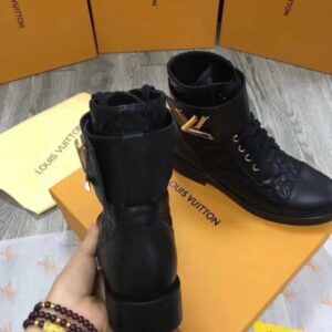 Replica Louis Vuitton Wonderland Ranger Boot Monogam Flower 2