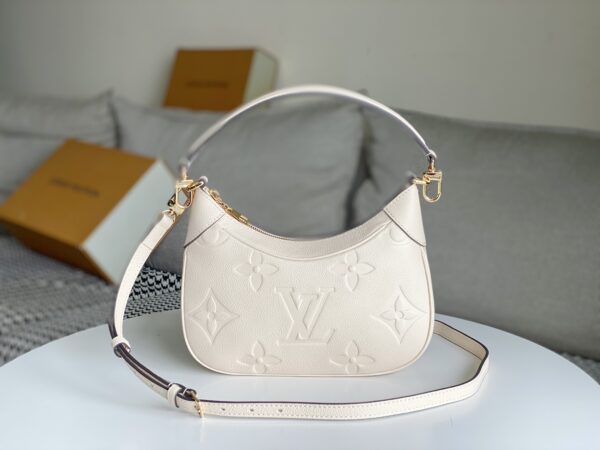 Replica Louis Vuitton LV BAGATELLE Crème Beige Bag M46099 4