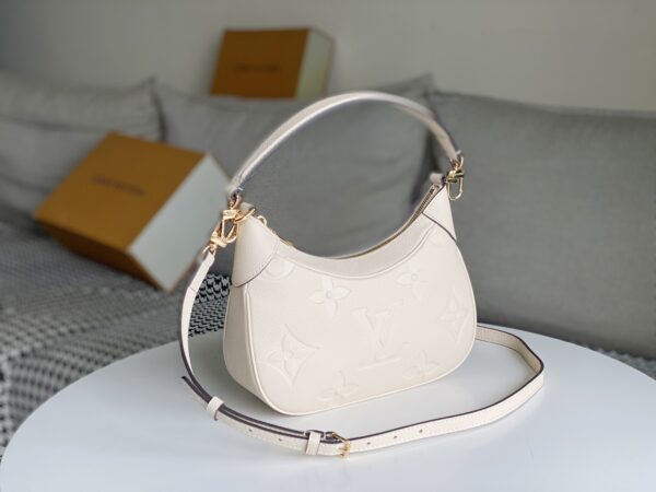 Replica Louis Vuitton LV BAGATELLE Crème Beige Bag M46099 5