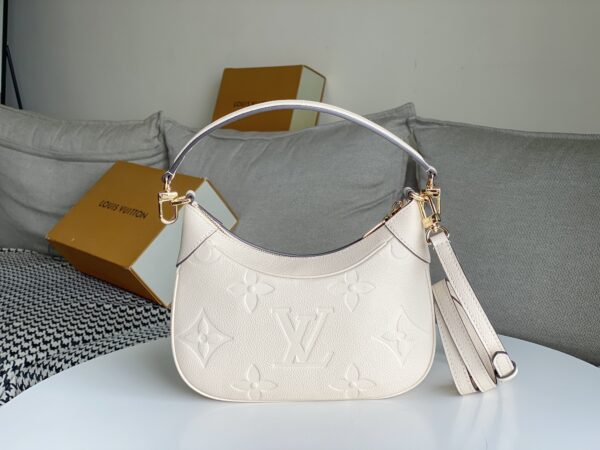 Replica Louis Vuitton LV BAGATELLE Crème Beige Bag M46099 6