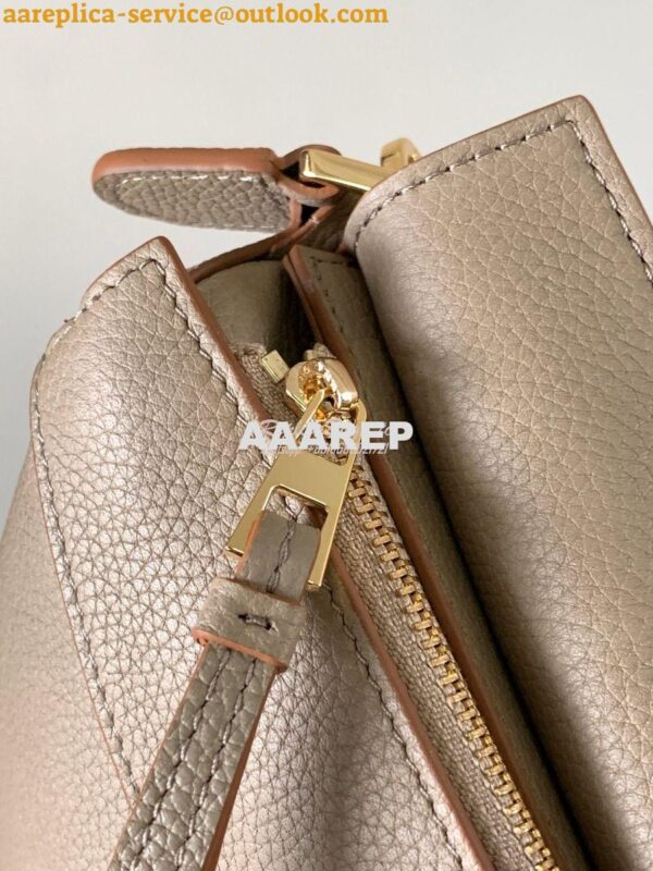 Replica Loewe Mini Puzzle bag in soft grained calfskin A510P88 Sand 5