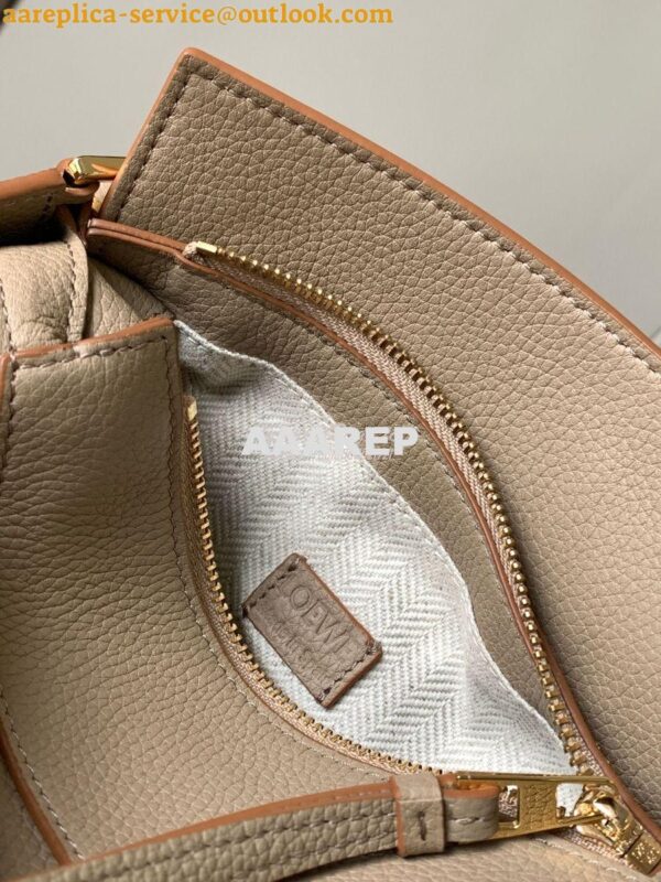 Replica Loewe Mini Puzzle bag in soft grained calfskin A510P88 Sand 7