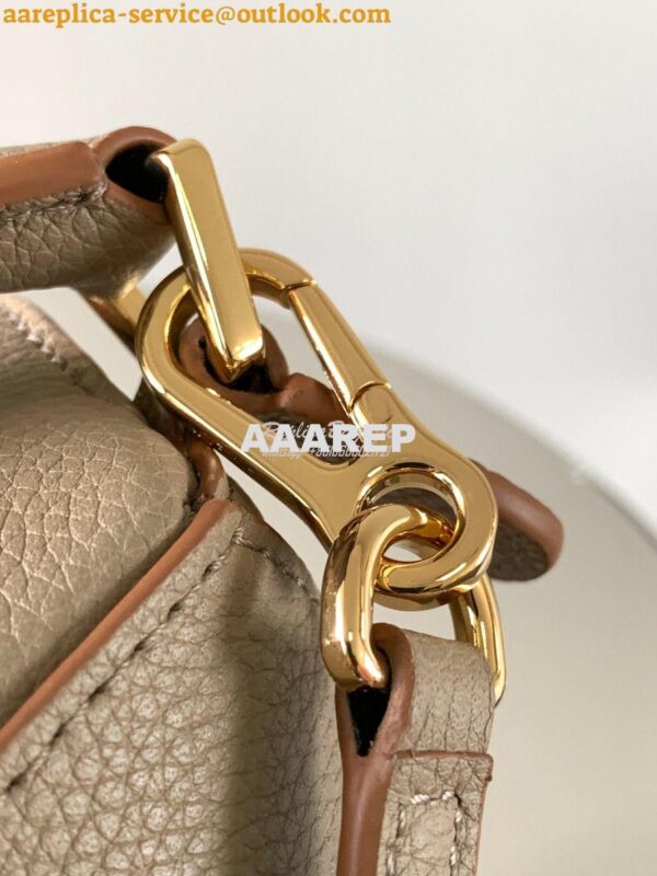 Replica Loewe Mini Puzzle bag in soft grained calfskin A510P88 Sand 8