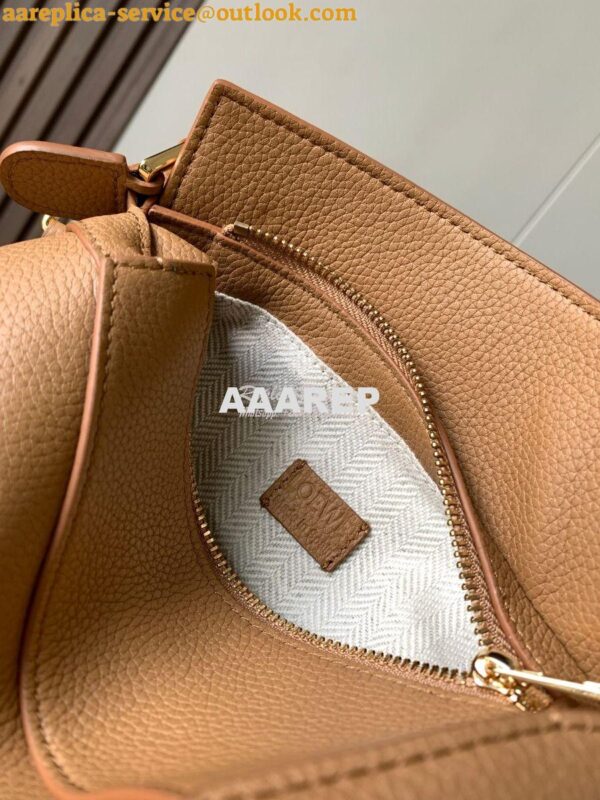 Replica Loewe Mini Puzzle bag in soft grained calfskin A510P88 Toffee 9