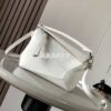 Replica Loewe Mini Woven Basket Bag 66082 White/Blue 2