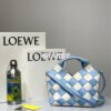 Replica Loewe Mini Puzzle bag in soft grained calfskin A510P88 White