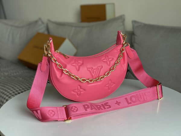 Replica Louis Vuitton LV OVER THE MOON Bag Dragon Fruit Pink M59915 3