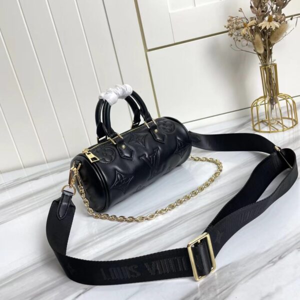 Replica Louis Vuitton LV PAPILLON BB Bag Black M59800 4