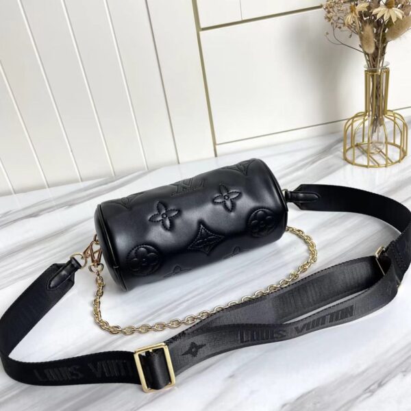 Replica Louis Vuitton LV PAPILLON BB Bag Black M59800 5