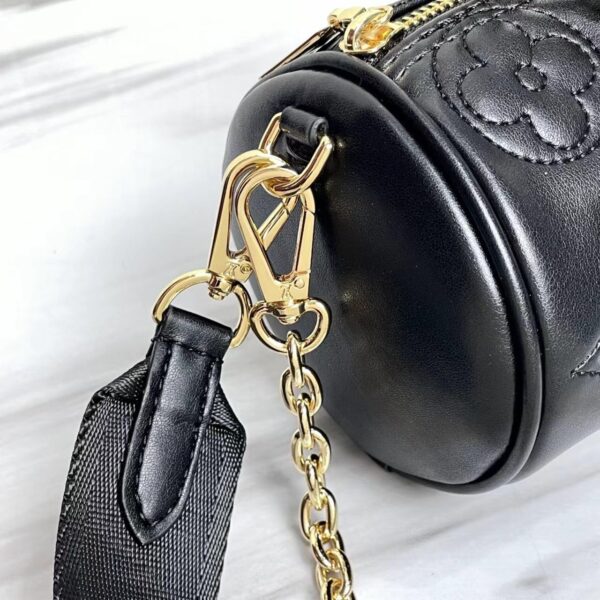 Replica Louis Vuitton LV PAPILLON BB Bag Black M59800 6