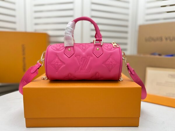 Replica Louis Vuitton LV PAPILLON BB Bag Dragon Fruit Pink M59826 3