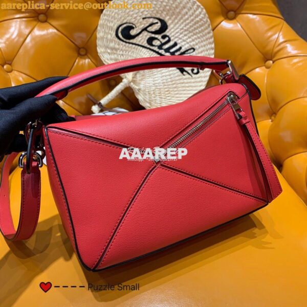 Replica Loewe Puzzle Small Bag 98895 Red 5