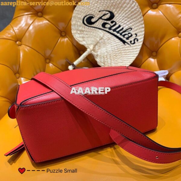 Replica Loewe Puzzle Small Bag 98895 Red 7