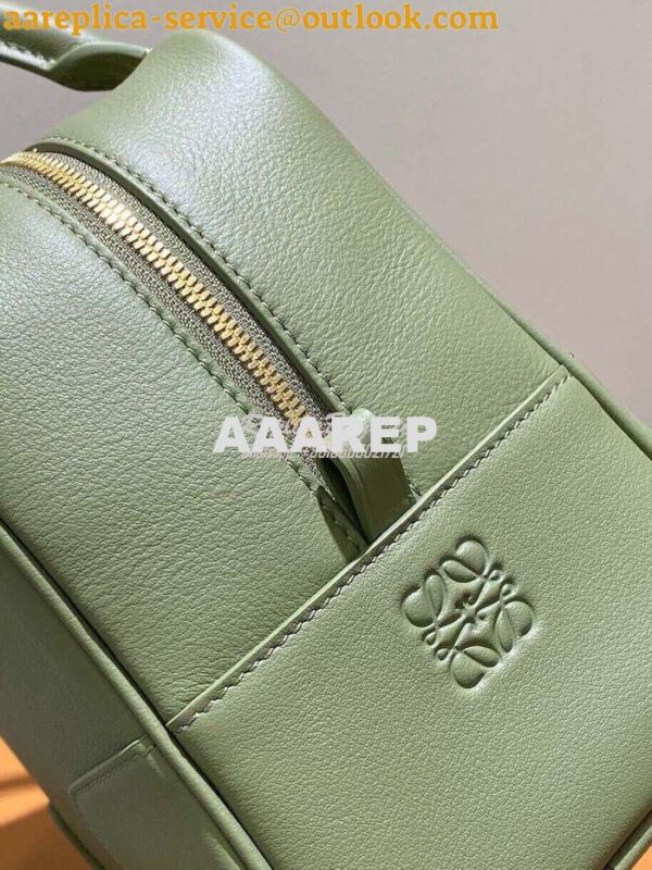 Replica Loewe Amazona 19 Square Bag in Nappa Calfskin A039N10 Avocado 8