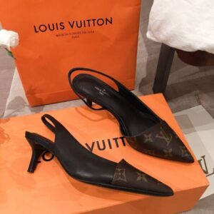 Replica Louis Vuitton Cherie Slingback Pump LV 1A86GI 2