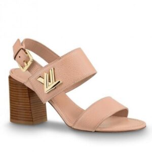 Replica Louis Vuitton Blush Leather Horizon Sandal