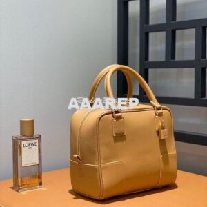 Replica Loewe Amazona 19 Square Bag in Nappa Calfskin A039N10 Warm Des 2