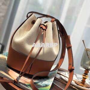 Replica Loewe Balloon Bag Ecru/Tan 522003