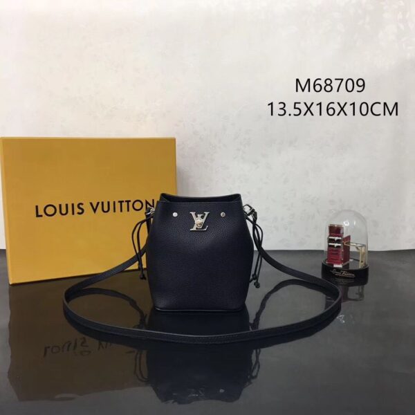 Replica Louis Vuitton Nano Lockme Bucket LV M68709