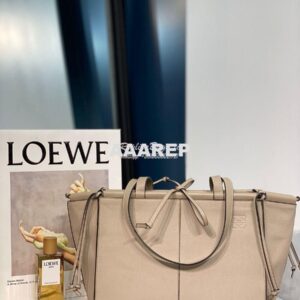 Replica Loewe Cushion Tote Bag 66025 Light Oat