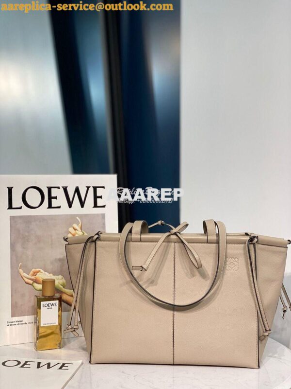 Replica Loewe Cushion Tote Bag 66025 Light Oat 3