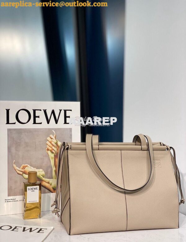 Replica Loewe Cushion Tote Bag 66025 Light Oat 4