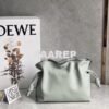 Replica Loewe Flamenco Clutch In Nappa Calfskin A411FC1 Avocado Green 2