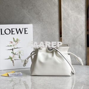 Replica Loewe Flamenco Clutch In Nappa Calfskin A411FC1 Chalk