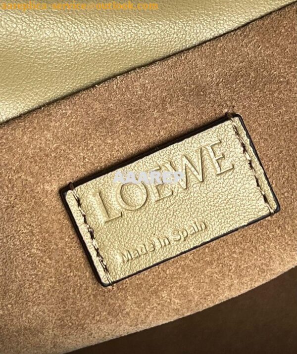 Replica Loewe Flamenco Clutch In Nappa Calfskin A411FC1 Dark Butter 10