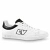 Replica Louis Vuitton Luxembourg Sneakers with Black Leather Heel