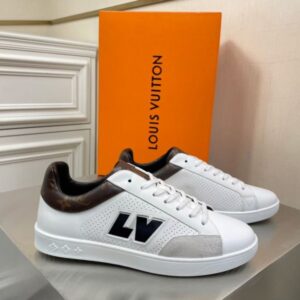 Replica Louis Vuitton Luxembourg Sneakers with Monogram Heel 2