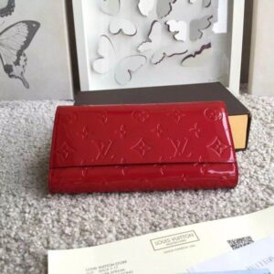 Replica Louis Vuitton Sarah Wallet Monogram Vernis M90208 BLV998 2