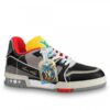 Replica Louis Vuitton LV Trainer Sneakers In Multicolour Leather