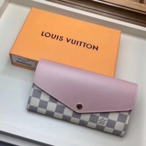 Replica Louis Vuitton Sarah Wallet Damier Azur N60232 BLV925 2