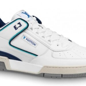 Replica Louis Vuitton LV Trainer Sneakers In White Leather