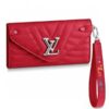 Replica Louis Vuitton Red New Wave Zipped Compact Wallet M63790 BLV1009