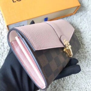 Replica Louis Vuitton Clapton Wallet Damier Ebene N64447 BLV945 2