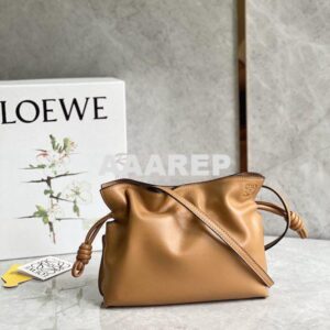 Replica Loewe Flamenco Clutch In Nappa Calfskin A411FC1 Warm Desert