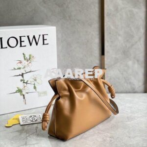 Replica Loewe Flamenco Clutch In Nappa Calfskin A411FC1 Warm Desert 2