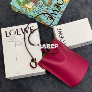 Replica Loewe Gate Bucket 66088 Bordeaux 2