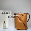 Replica Loewe Gate Bucket 66088 Green/Pecan