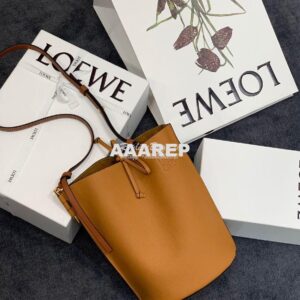 Replica Loewe Gate Bucket 66088 Light Caramel/Pecan 2