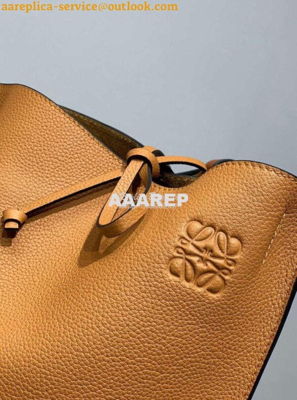 Replica Loewe Gate Bucket 66088 Light Caramel/Pecan 7