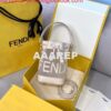 Replica Fendi 8BS010 Mon Tresor Leather And Canvas Mini Bag Multicolour