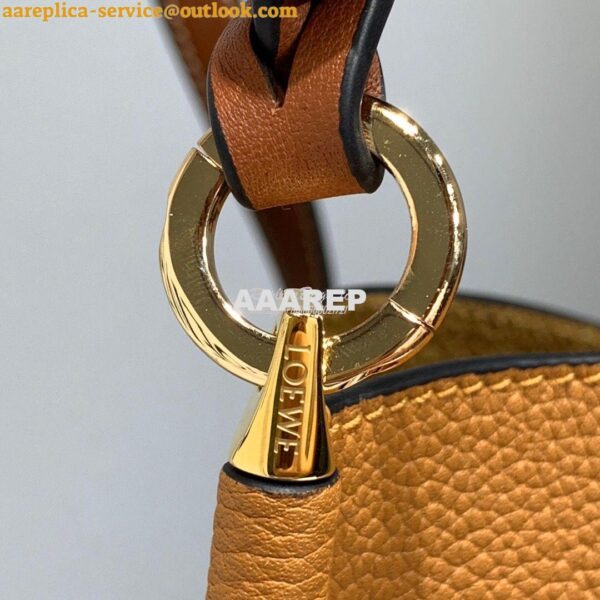 Replica Loewe Gate Bucket 66088 Light Caramel/Pecan 10